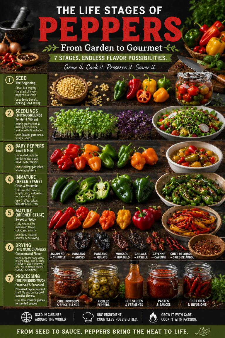 Life Stages of Peppers | The Ultimate Fiery Flavor Guide