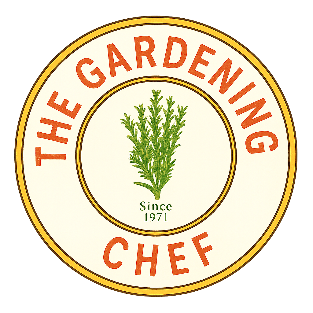 The Gardening Chef Logo Since 1971
