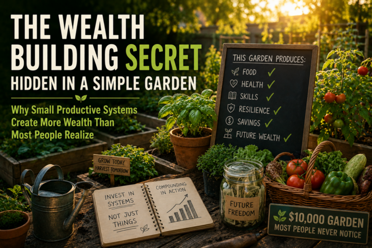 The Wealth Building Secret Hidden in a Simple Garden
