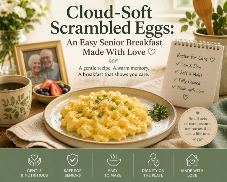 Cloud-Soft Scrambled Eggs: An Easy Senior Breakfast Made With Love