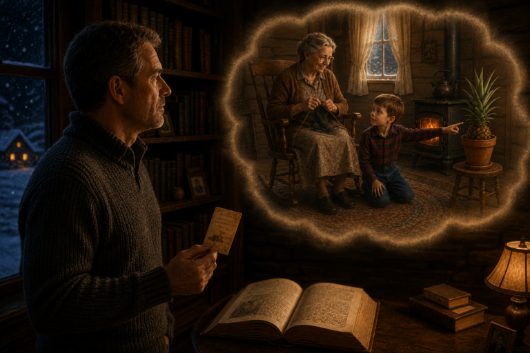 ’Twas the Night by the Wood Stove