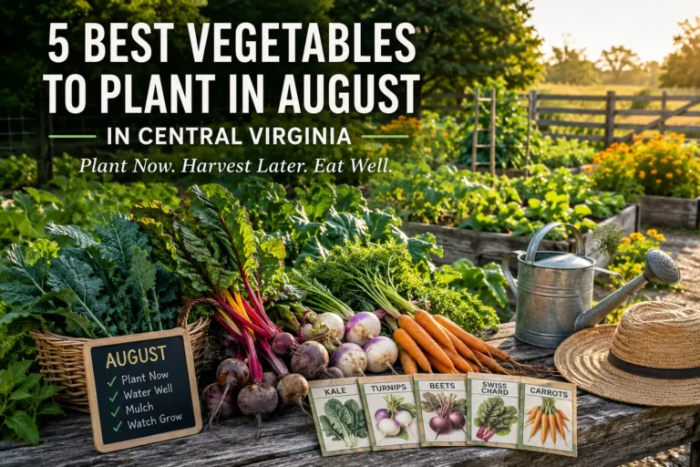 5 Best Vegetables to Plant in August