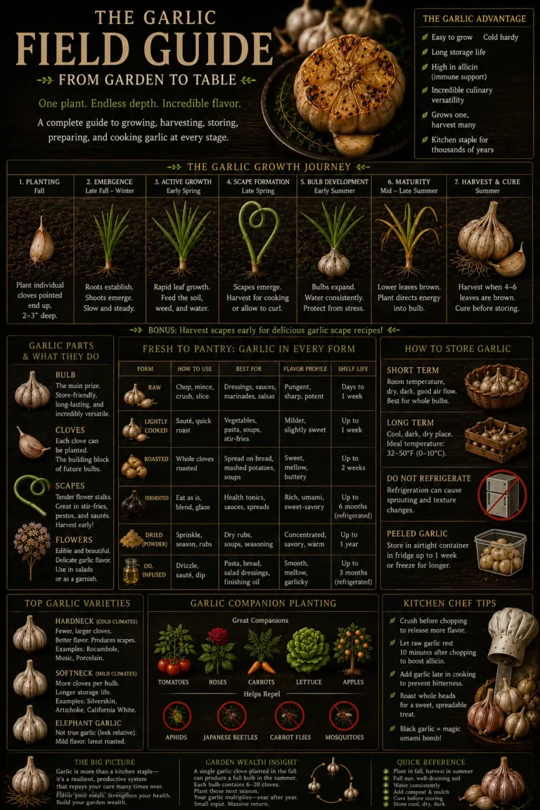 How to Use Garlic: Grow, Store, Roast, Cook, Preserve & Replant