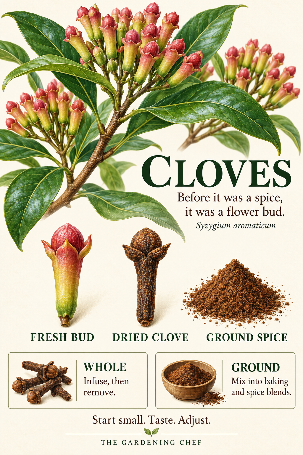 Clove illustration from the October 22 newsletter
